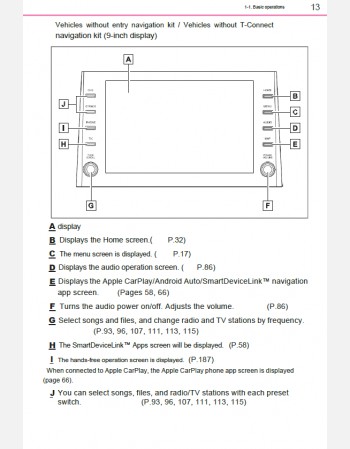 toyota corolla cross 2021 2022 & 2023 navigation & multimedia system manual in english